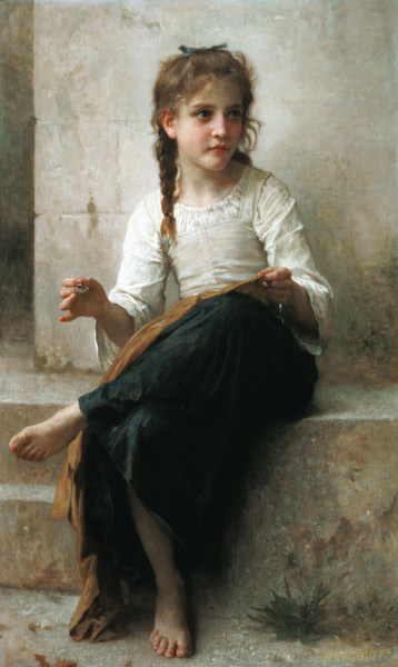 Petite couturière à William Adolphe Bouguereau