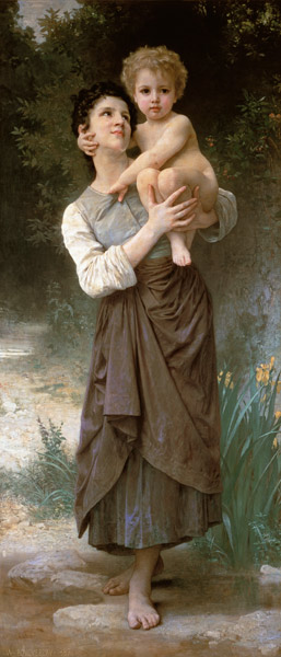 Mère et enfant à William Adolphe Bouguereau