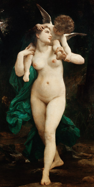 Venus und Amor. à William Adolphe Bouguereau