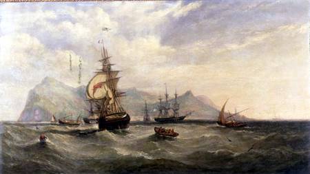 Outward Bound - Entering Funchal Roads, Madeira à William Adolphus Knell