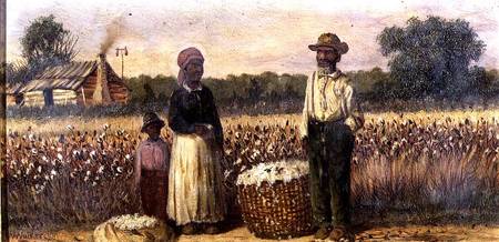 Cotton Pickers in the American South (board) (for pair see 67736) à William Aiken Walker