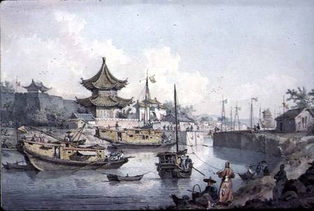 Barges of Lord Macartney's Embassy to China à William Alexander