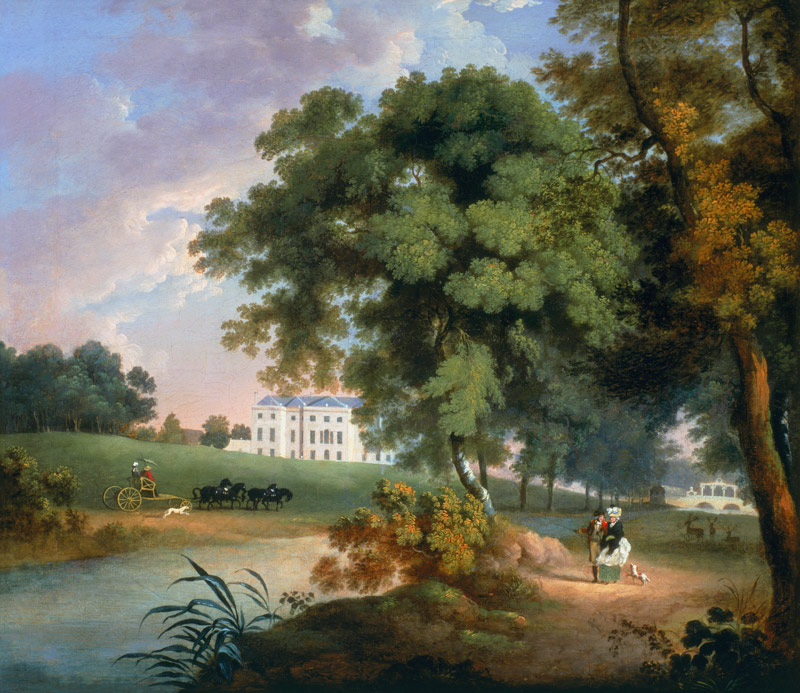 View of a House in Ireland à William Ashford