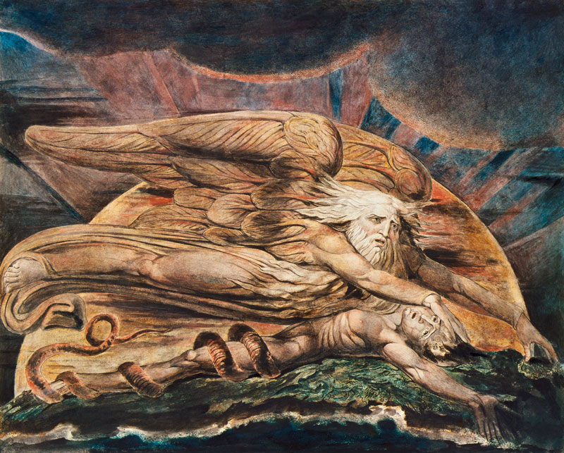 Die Erschaffung des Adam à William Blake