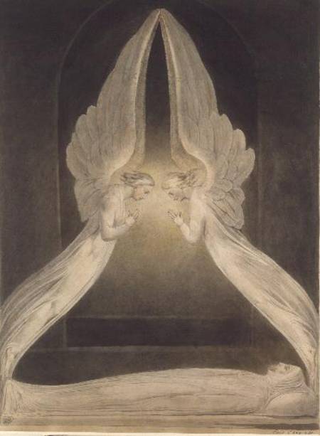 Christ in the Sepulchre, Guarded by Angels à William Blake