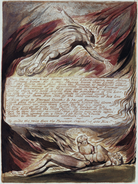 Appearance of Albion à William Blake