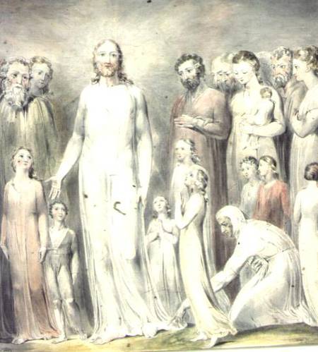 The Healing of the Woman with an Issue of Blood à William Blake