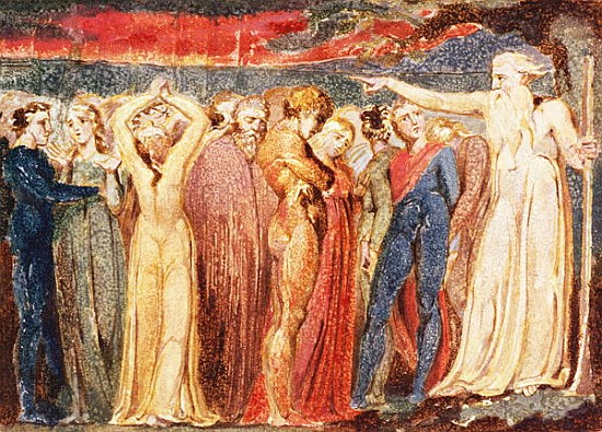 Joseph of Arimathea preaching to the inhabitants of Britain à William Blake