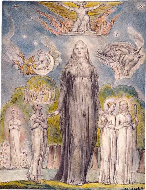 Melancholy (from John Milton's L'Allegro and Il Penseroso) à William Blake