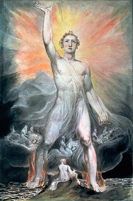 The Angel of Revelation, c.1805 (w/c, pen & ink over graphite) à William Blake
