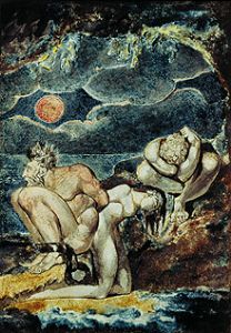 La vision des enfants d'Albion à William Blake