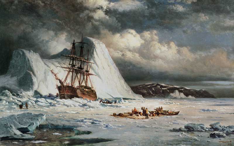 Icebound Ship à William Bradford