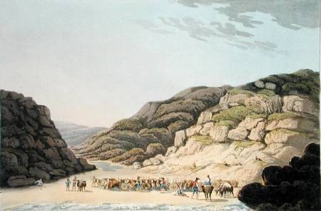 Creek of Maceira, from 'Sketches of the Country, Character, and Costume, in Portugal And Spain Made à William Bradford