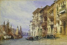 Am Eingang zum Canal Grande, Venedig