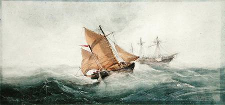 Approaching the Wreck à William Clarkson Stanfield