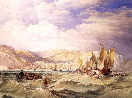 Fishing Boats off Hastings à William Clarkson Stanfield