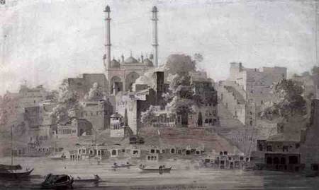 The Mosque at Benares à William Daniell
