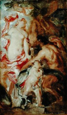 Allegorical Study, A Sketch (oil on canvas) à William Etty