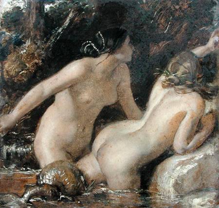 Nymphs with a Sea Monster à William Etty