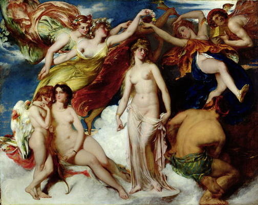 Pandora Crowned by the Seasons, 1824 (oil on canvas) à William Etty