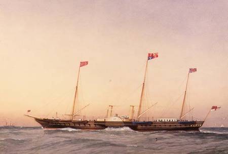 The Yacht Victoria and Albert à William Frederick Mitchell