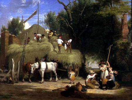Stacking Hay à William Frederick Witherington