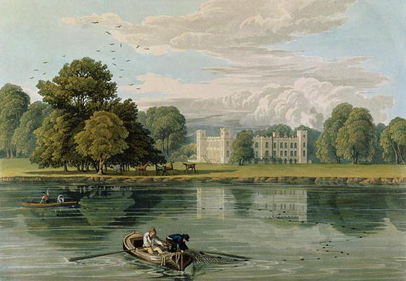 Sion House, engraved by Robert Havell (1769-1832) 1815 (colour engraving) à William Havell