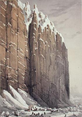The Bivouac, Cape Seppings, from 'Ten Coloured Views taken during the Arctic Expedition of Her Majes à William Henry Browne