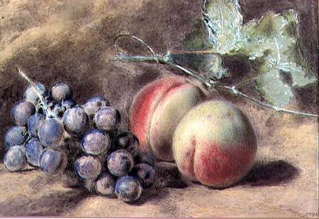 Grapes and Peaches à William Henry Hunt