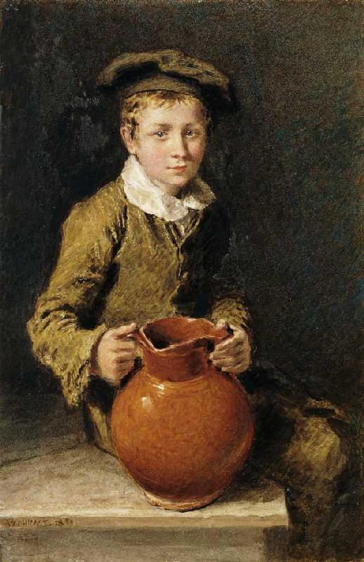 Junge mit einem Krug à William Henry Hunt
