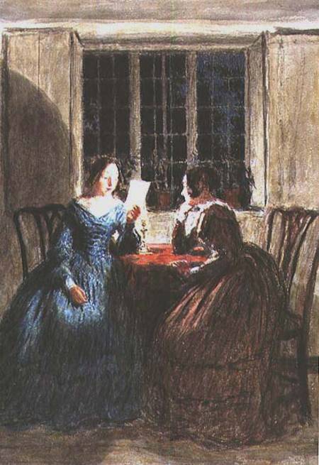 Scene by Candlelight (w/c and gouache) à William Henry Hunt