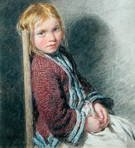 The Shy Sitter à William Henry Hunt