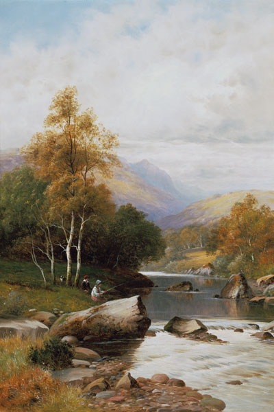 A Quiet Spot in the Festiniog Valley, Wales à William Henry Mander