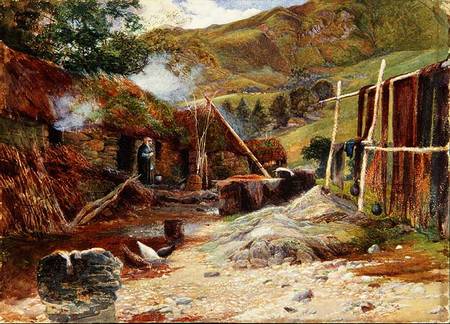 Drying Nets à William Henry Millais