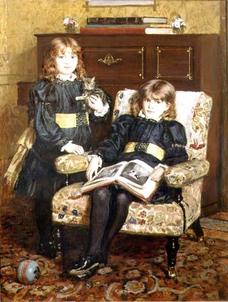 Portrait of May and Violet Craik à William Hippon Gadsby