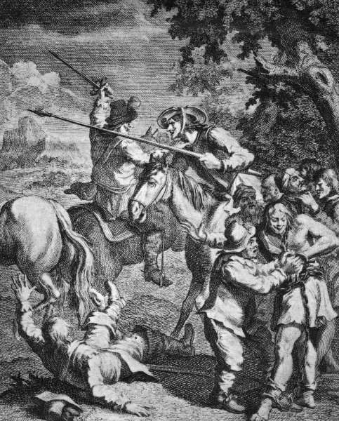 Cervantes, Don Quixote / Engr.by Hogarth à William Hogarth