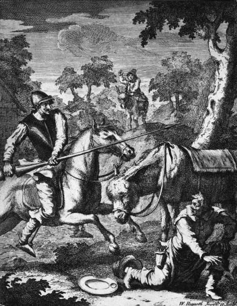 Cervantes, Don Quixote / Engr.by Hogarth à William Hogarth