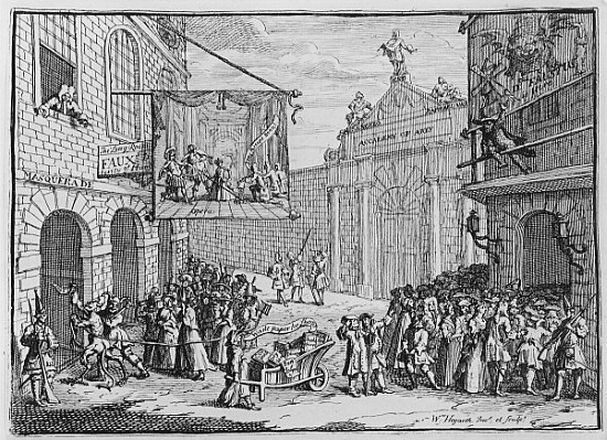 Masquerades and Operas, Burlington Gate à William Hogarth