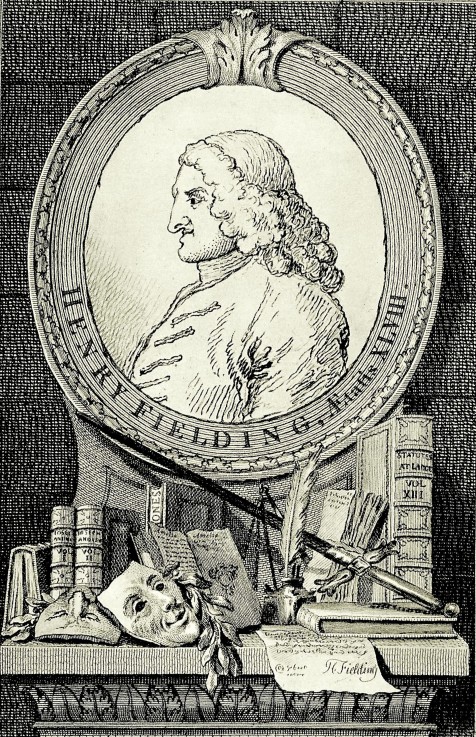 Portrait of the novelist and playwright Henry Fielding (1707-1754) à William Hogarth