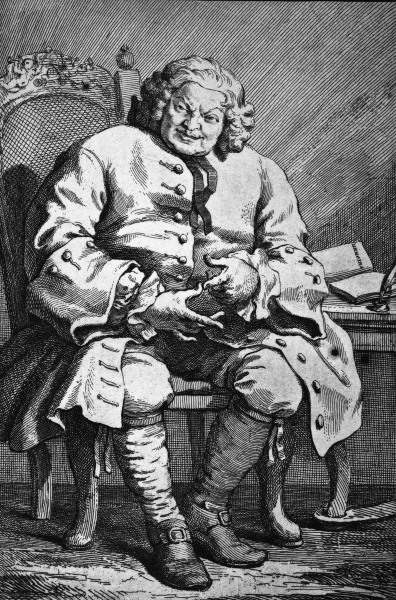 Simon Lord Lovat/ Etching/ Hogarth/ 1746 à William Hogarth