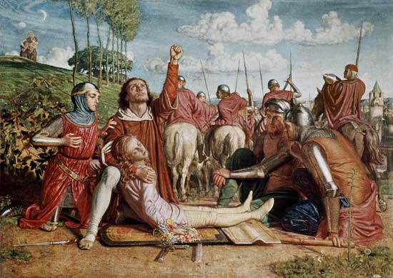 Rienzi Vowing to Obtain Justice for the Death of his Young Brother, Slain in a Skirmish between the à William Holman Hunt
