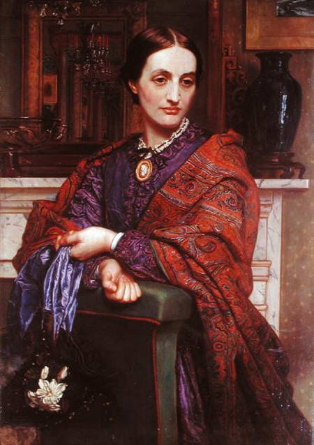 Portrait of Fanny Holman Hunt (1833-66) à William Holman Hunt