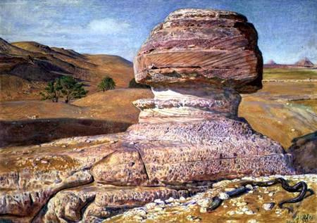 The Sphinx at Gizeh à William Holman Hunt