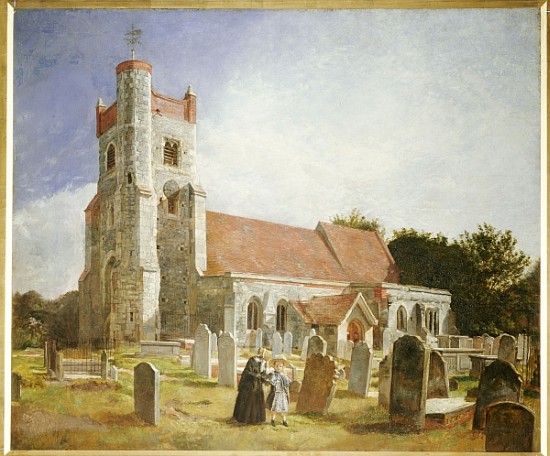 The Old Church, Ewell à William Holman Hunt
