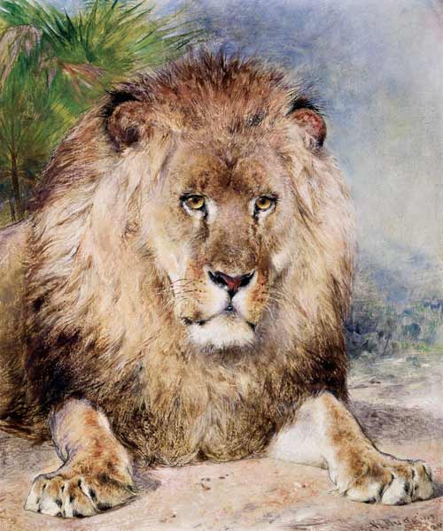 Lion à William Huggins