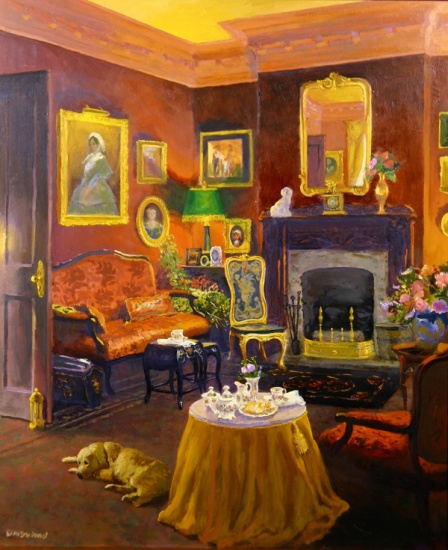 Red Room (Victorian Style) à William  Ireland