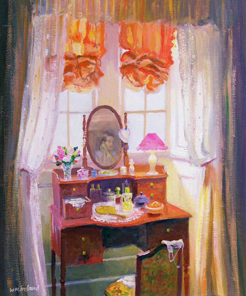 The Dressing Table (oil on board)  à William  Ireland
