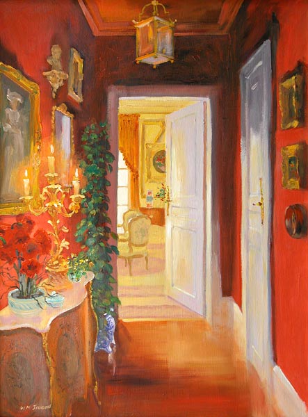 Candelabra, 2003 (oil on board)  à William  Ireland