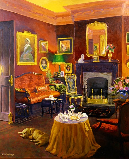 Red Room (Victorian Style) à William  Ireland