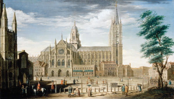 The North Front of Westminster Abbey à William James